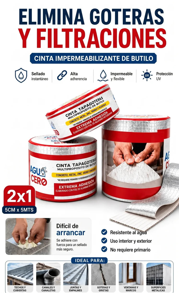 Cinta Selladora Impermeable